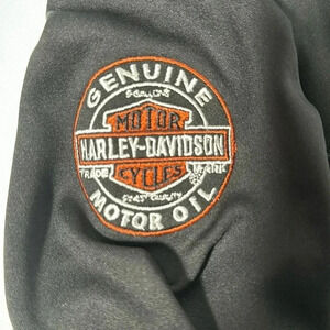 Harley Davison lightweight zip jacket/hoodie or underlay for a leather jacket